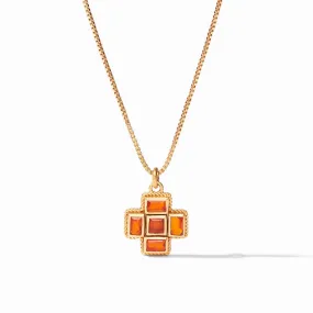 Julie Vos - Savoy Delicate Necklace Gold Coral