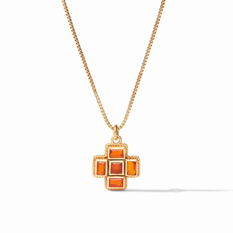 Julie Vos - Savoy Delicate Necklace Gold Coral