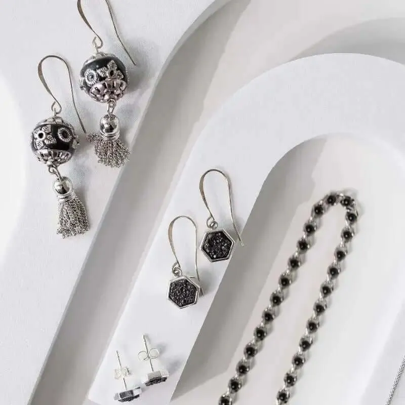 Kashmiri Boho Bead Earrings