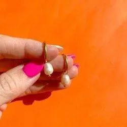 Kiera Pearl Hoops