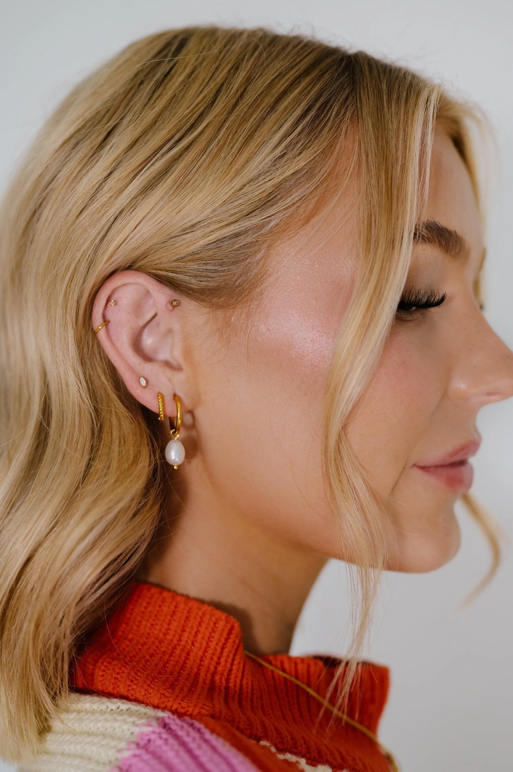 Kiera Pearl Hoops