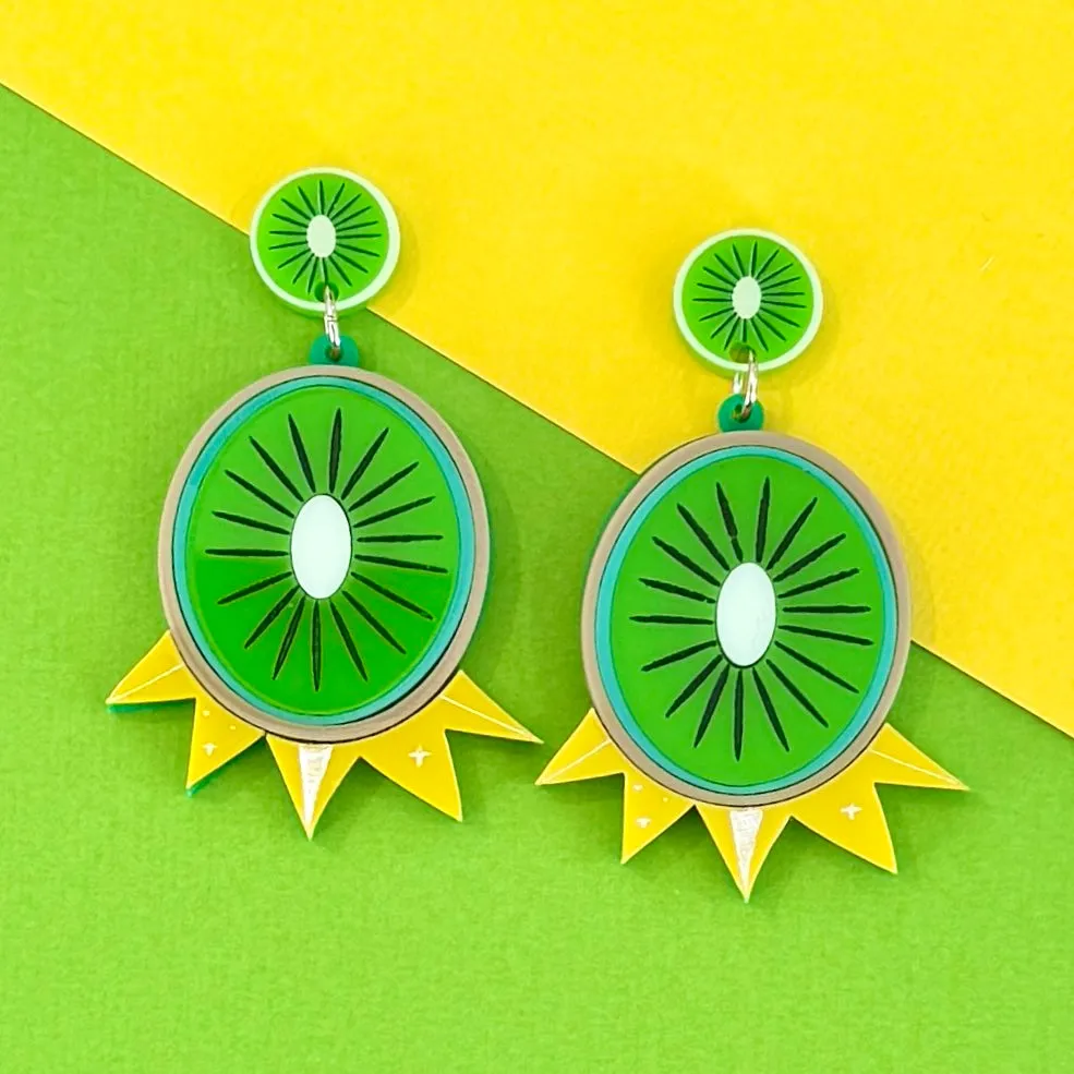Kiwi fruit 🥝 - earrings