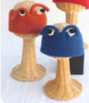 Knit Headband -Lobster -Blue