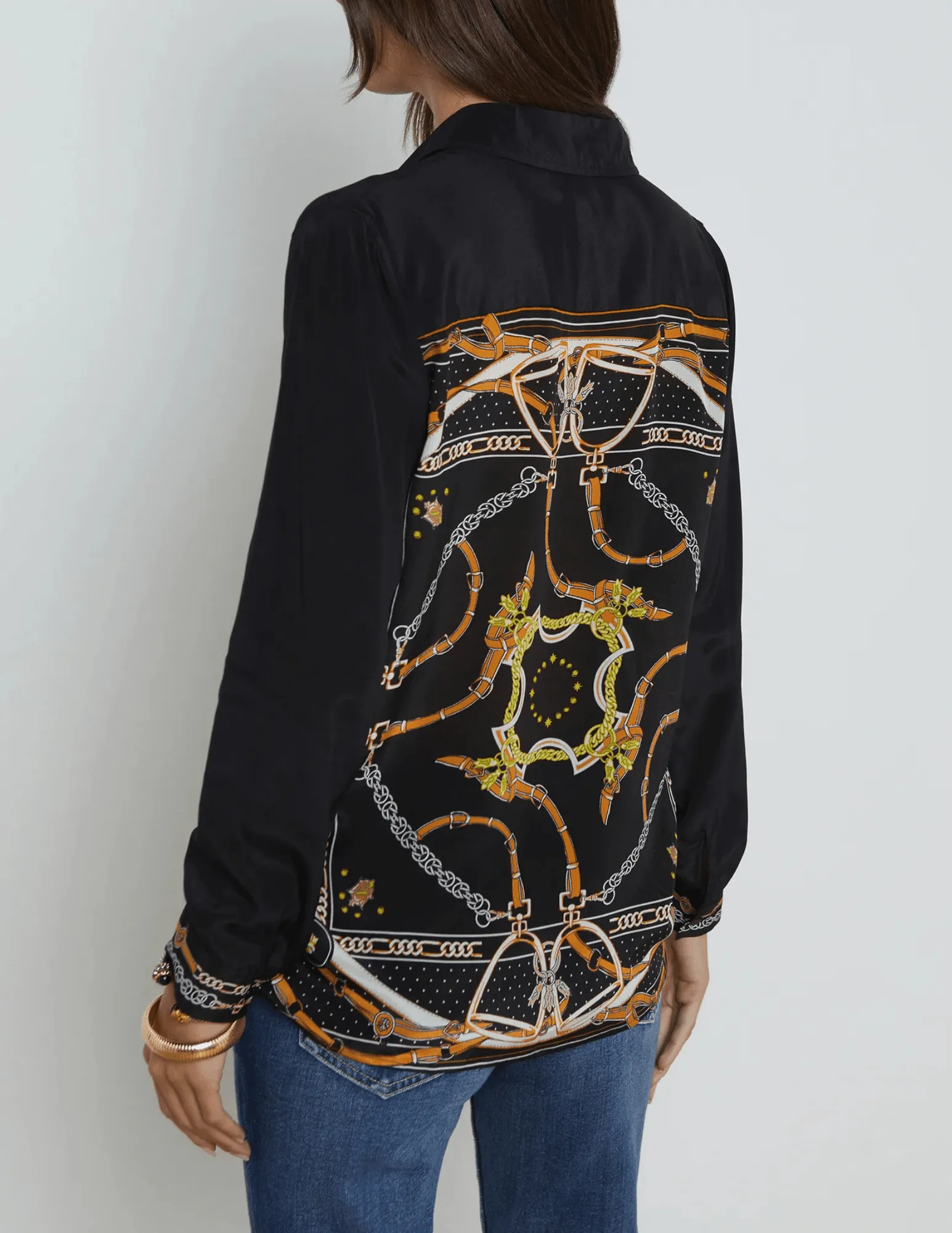 L'Agence Gio Long Sleeve Blouse