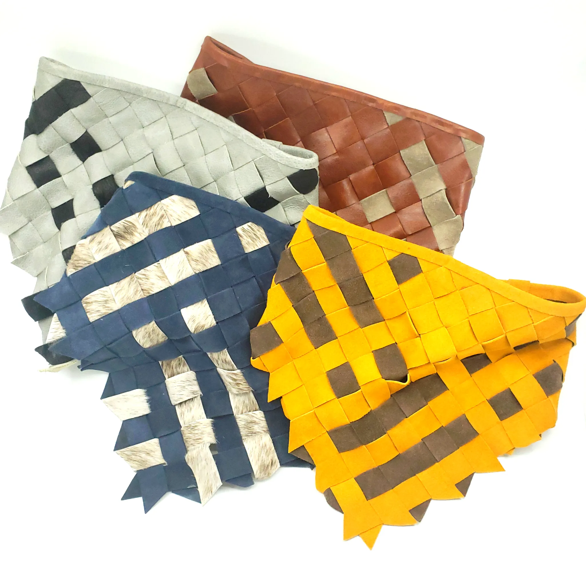 Leather Bandana Scarf