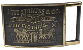 Levi Strauss & Co Brass Belt Buckle