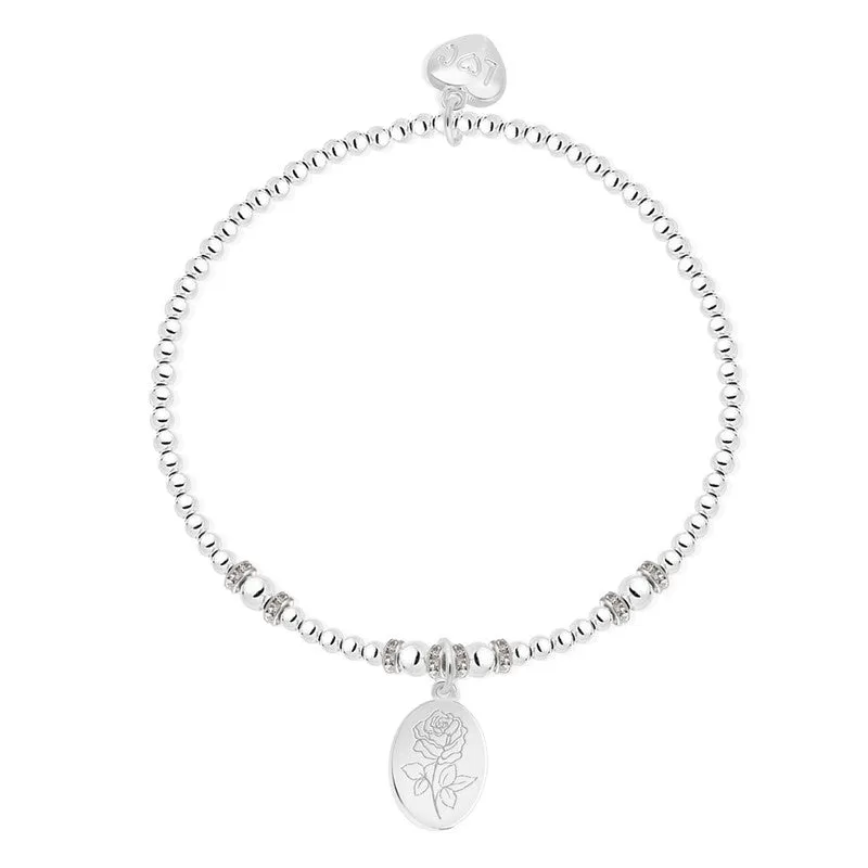 Life Charms - June Birth Flower Bracelet
