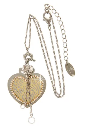 LK DESIGNS HEARTS Silver Pendant