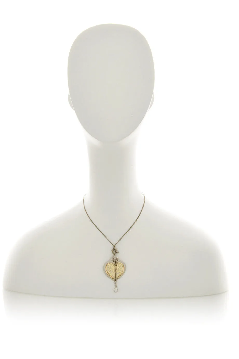 LK DESIGNS HEARTS Silver Pendant