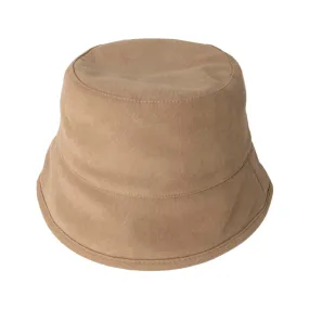 Look By M Leopard Reversible Bucket Tan Hat (Women's)