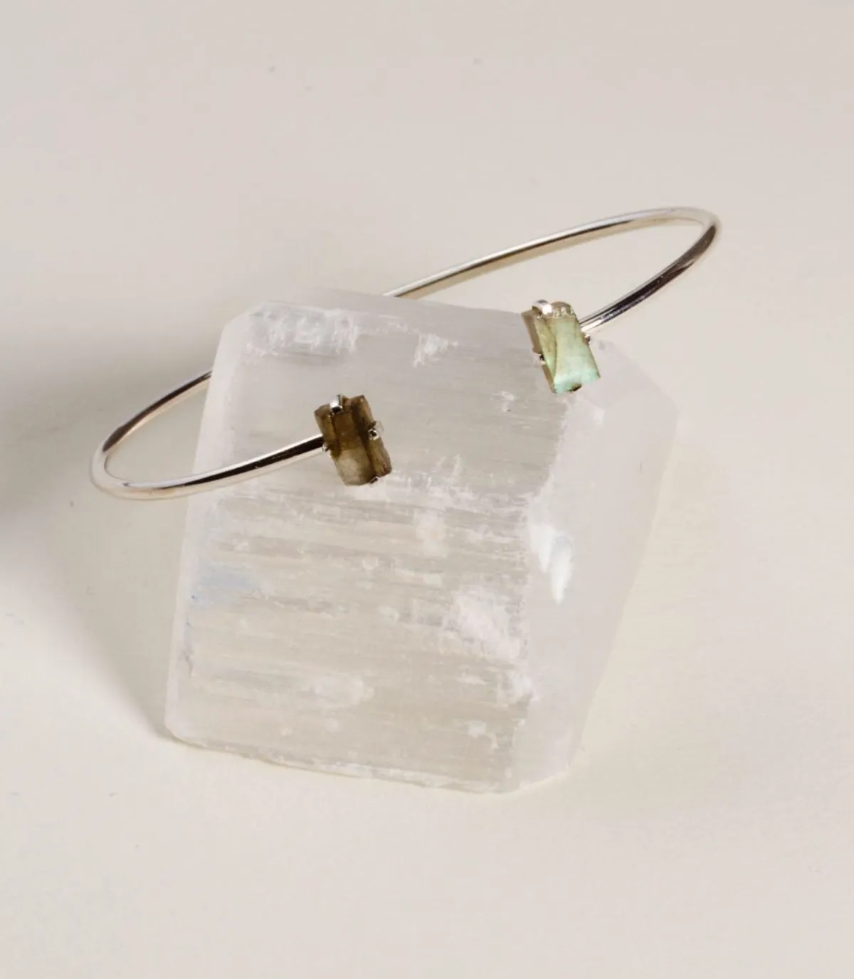 Luna Norte Equinox Labradorite Cuff Bracelet - Sterling Silver