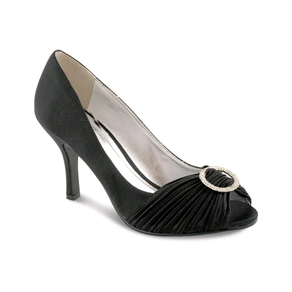 Lunar Sienna Satin Special Occassion Shoe