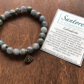 Mala: Labradorite Bead Mala Bracelet