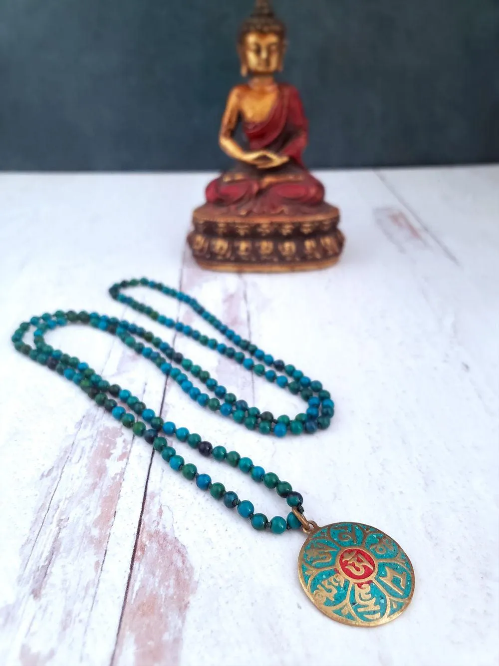 Mantra Necklace - Om Mani Padme Hum