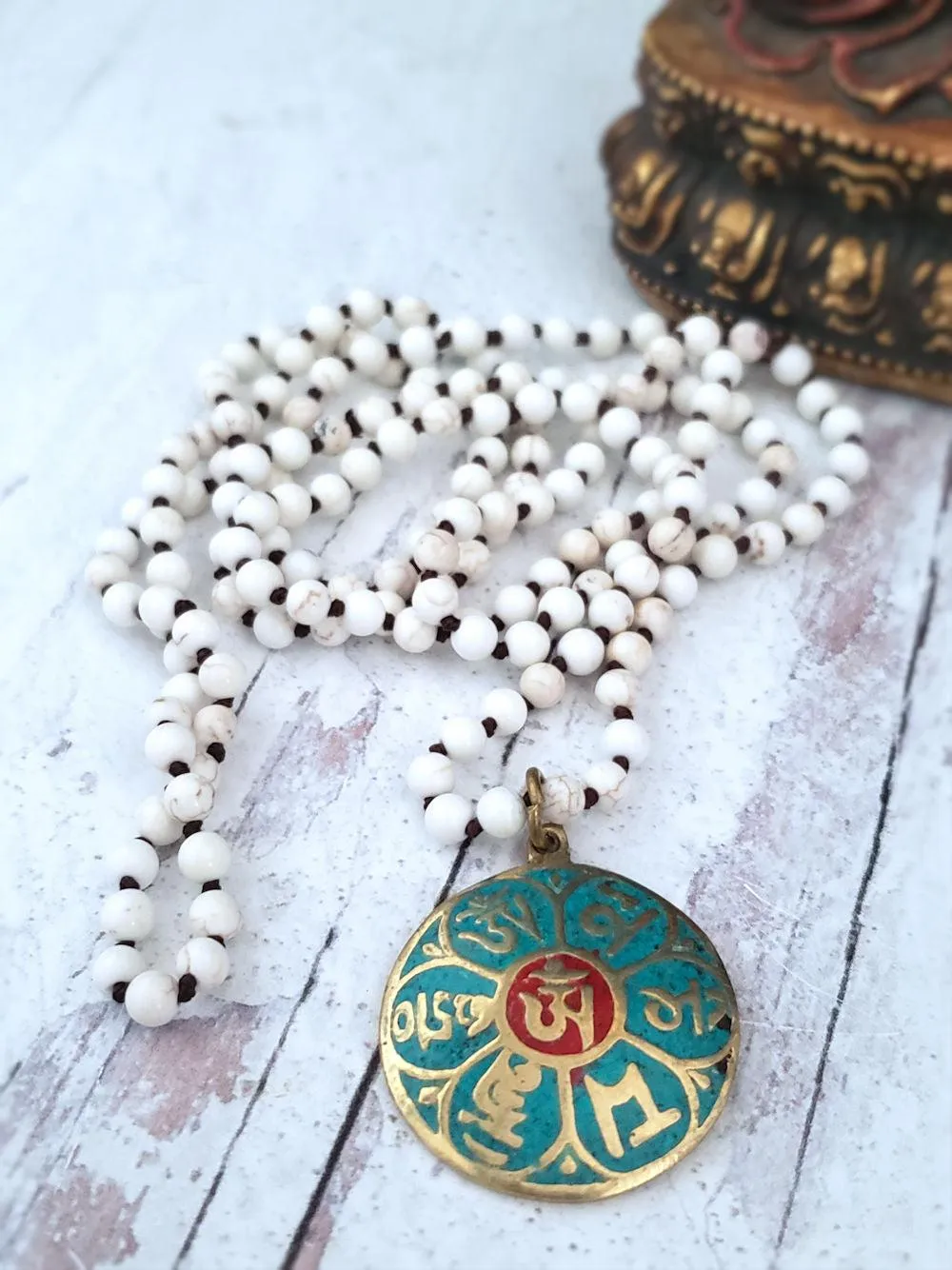 Mantra Necklace - Om Mani Padme Hum