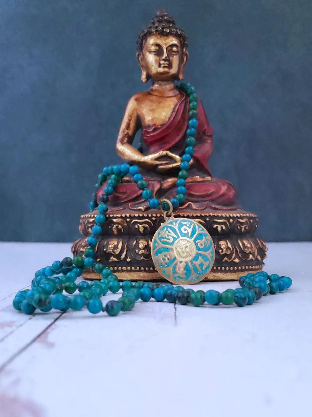 Mantra Necklace - Om Mani Padme Hum