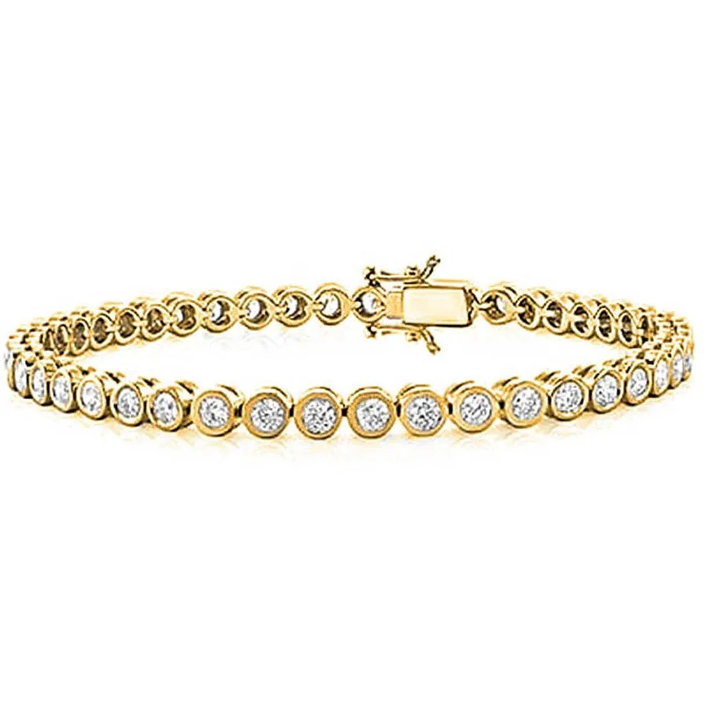 Marguerite Bezel-set Bracelet