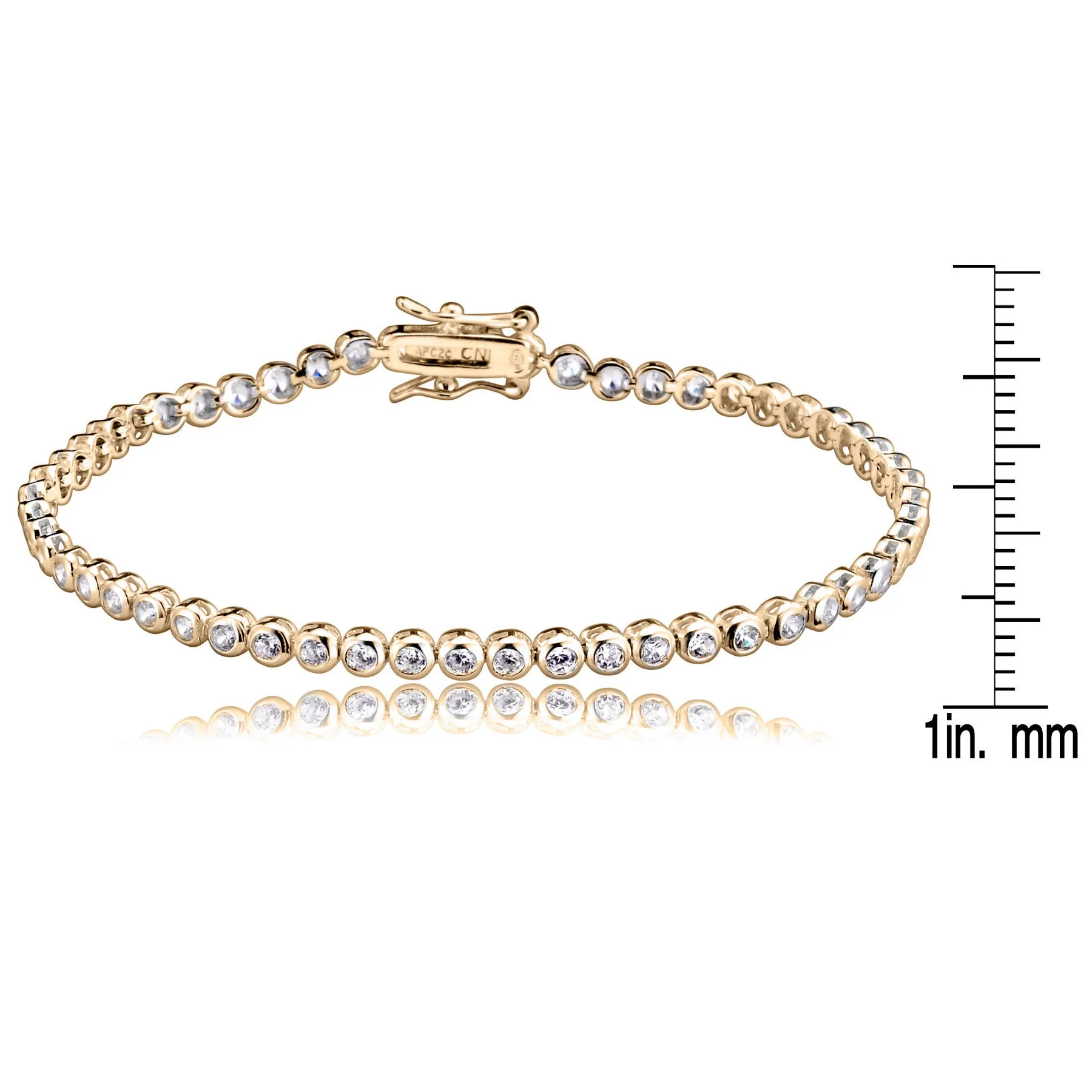 Marguerite Bezel-set Bracelet
