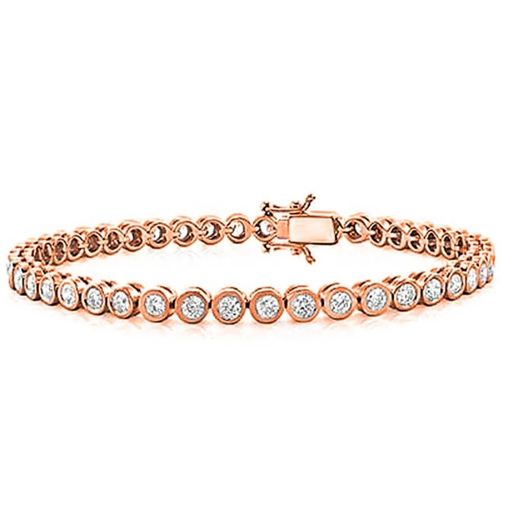Marguerite Bezel-set Bracelet