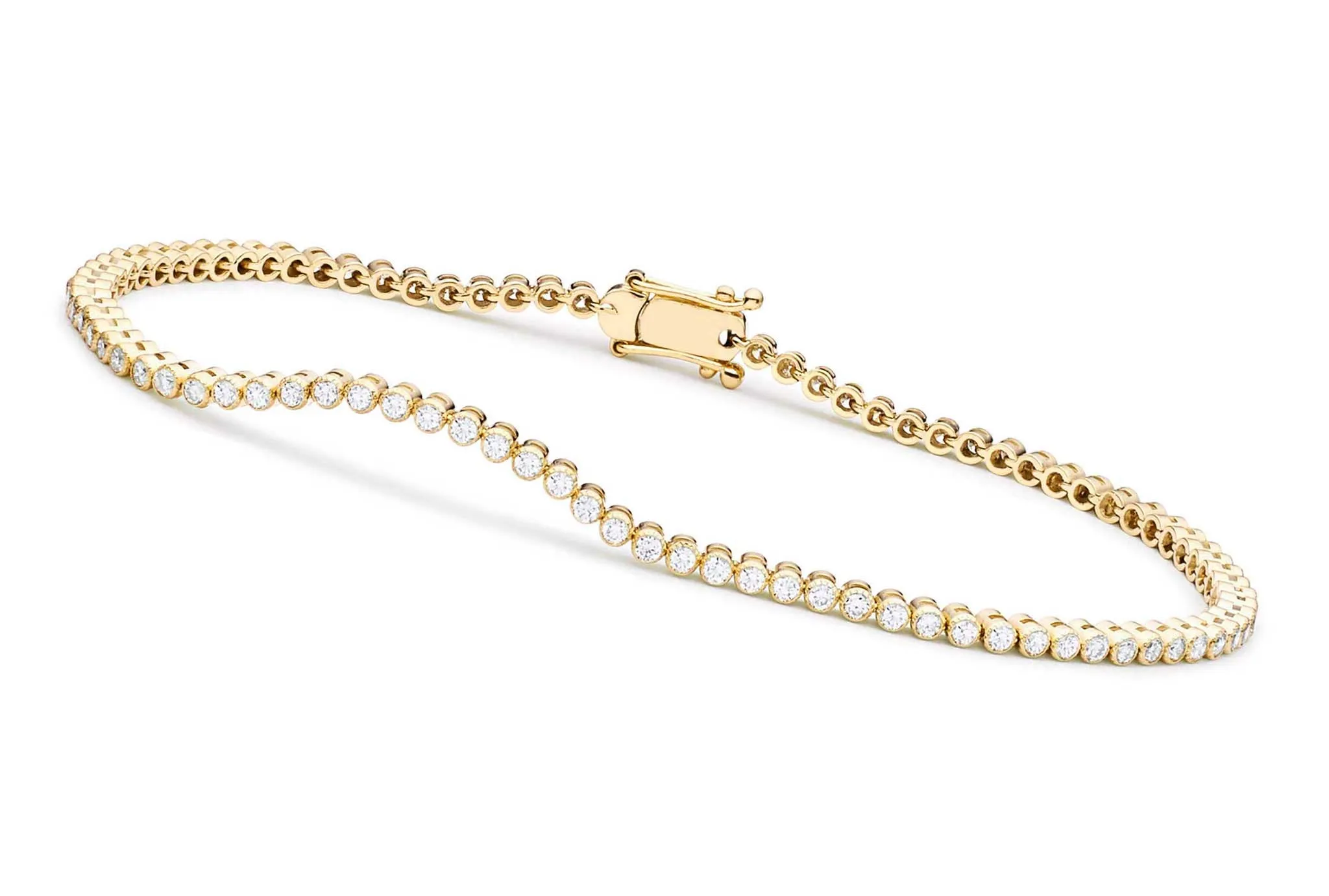 Marguerite Bezel-set Bracelet