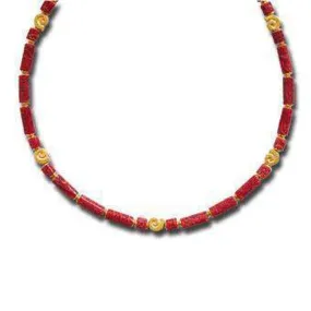 Marie Red Stone Necklace - 85973296