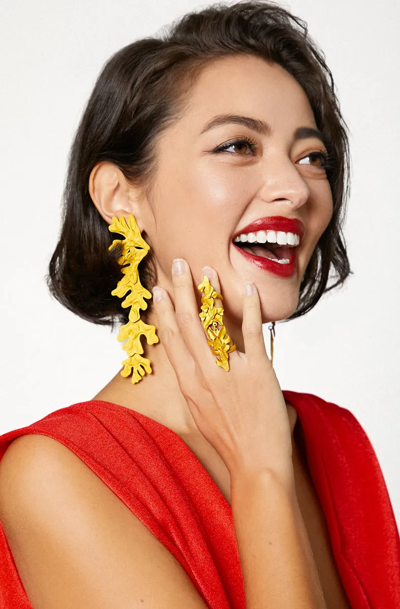 Matte Gold Detachable Earrings