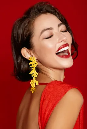Matte Gold Detachable Earrings