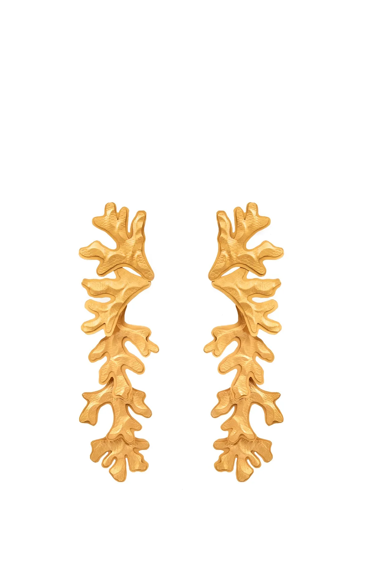 Matte Gold Detachable Earrings