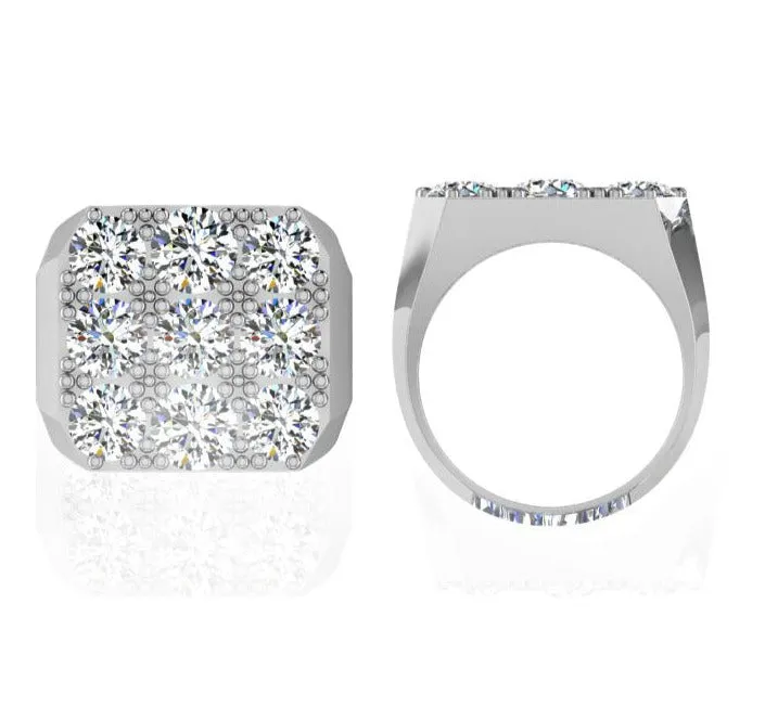 Men's Diamond Signet Ring 1 ct. tw