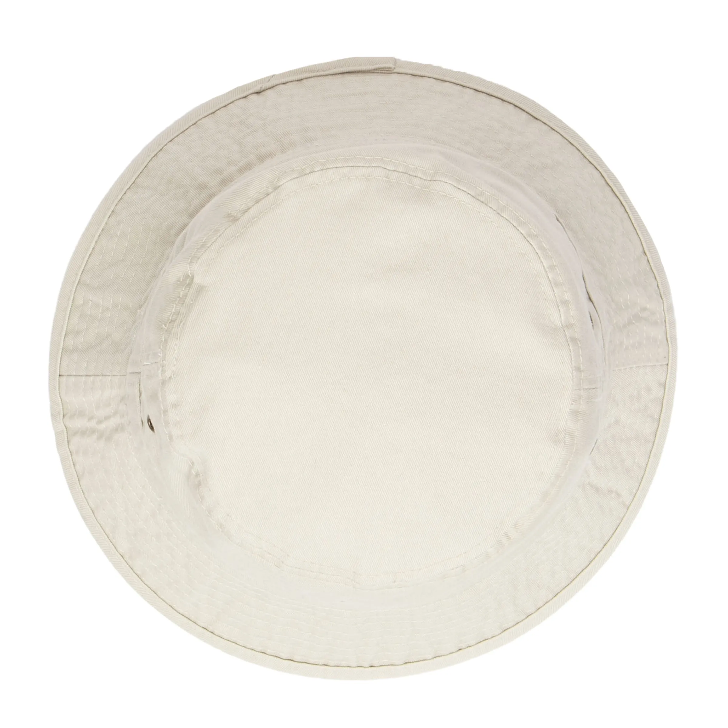 Men's washed cotton bucket with side grommets