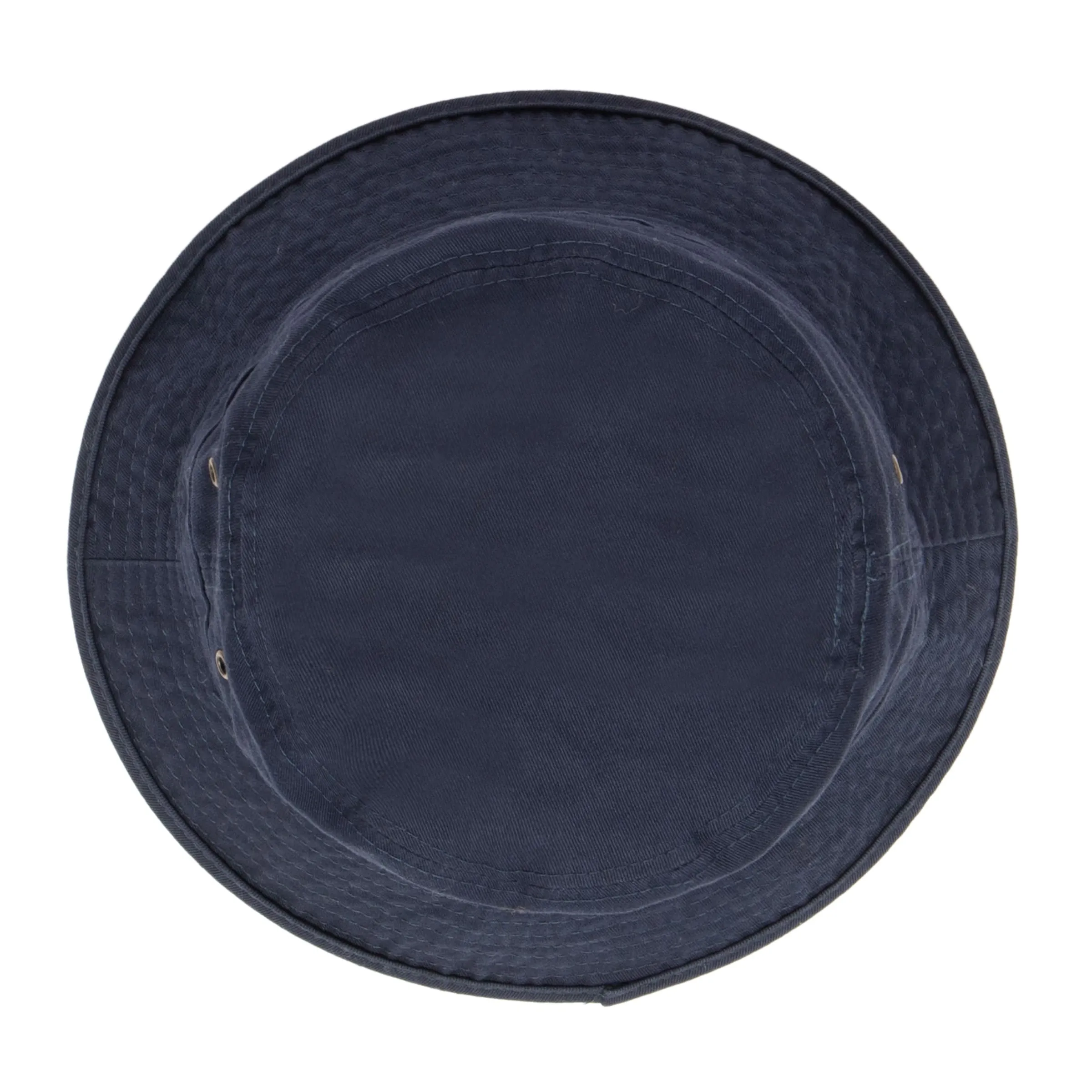 Men's washed cotton bucket with side grommets