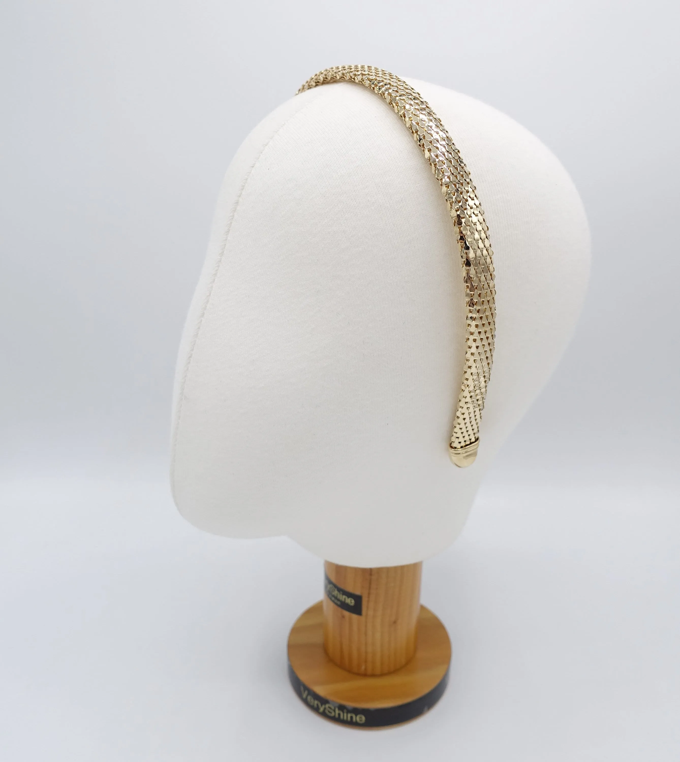 metal headband, chainmail headband for women