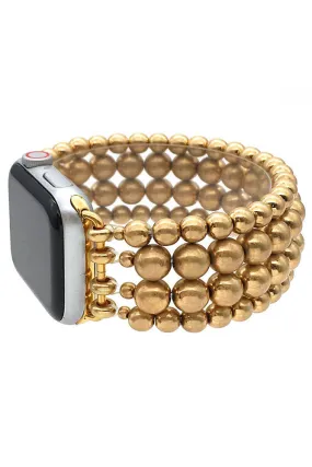 Metallic Beaded Apple Watch Band