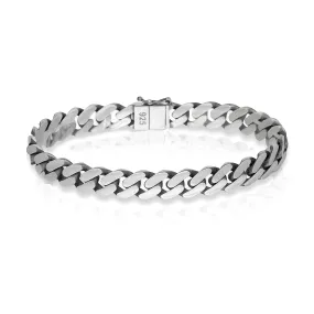 Miami Cuban .925 Sterling Silver Chain Link Bracelet, 30.81 grams