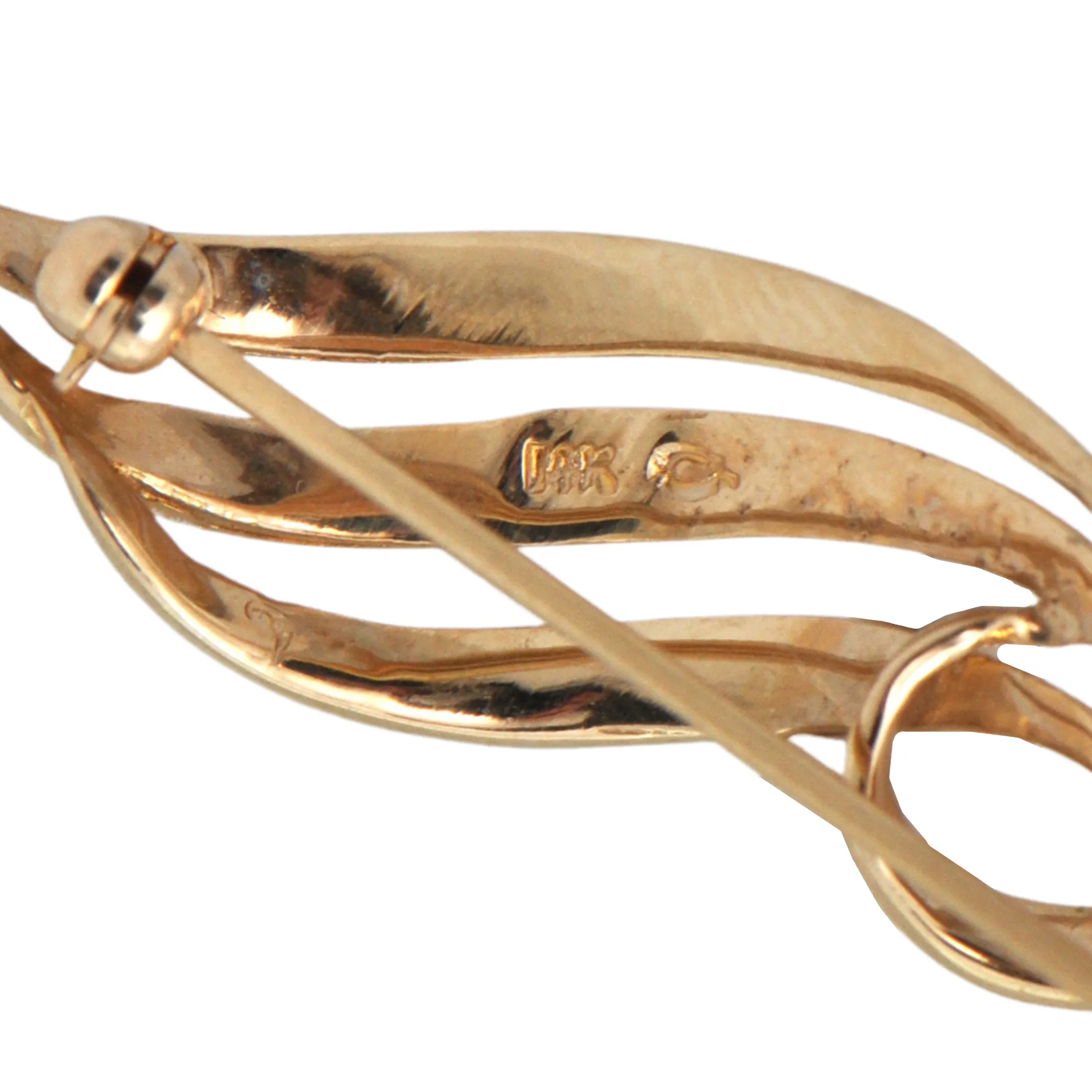 Mid-Century 14k Gold Brooch
