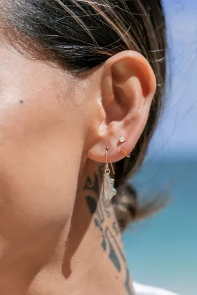 Mini Biwa Pearl Drop Earrings - Kiana