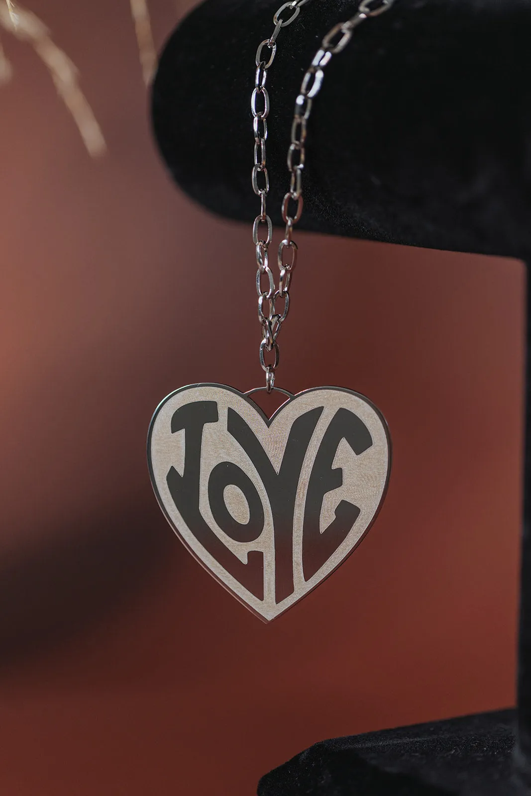 Moda 316L Stainless Steel Love Pendant Necklace
