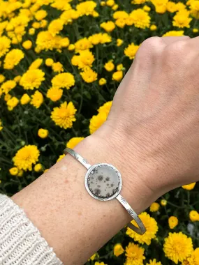 Montana Agate Druzy Cuff Bracelet