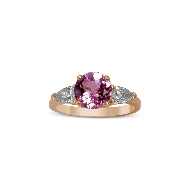 Morganite and Diamond Ring