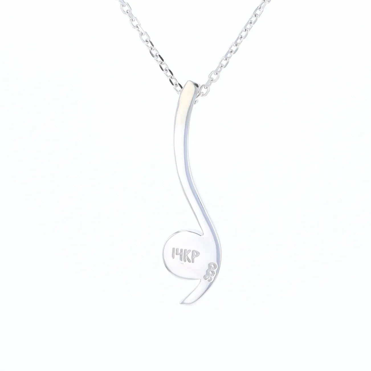 Mother Of Pearl Round Inlaid Curved Bar Pendant