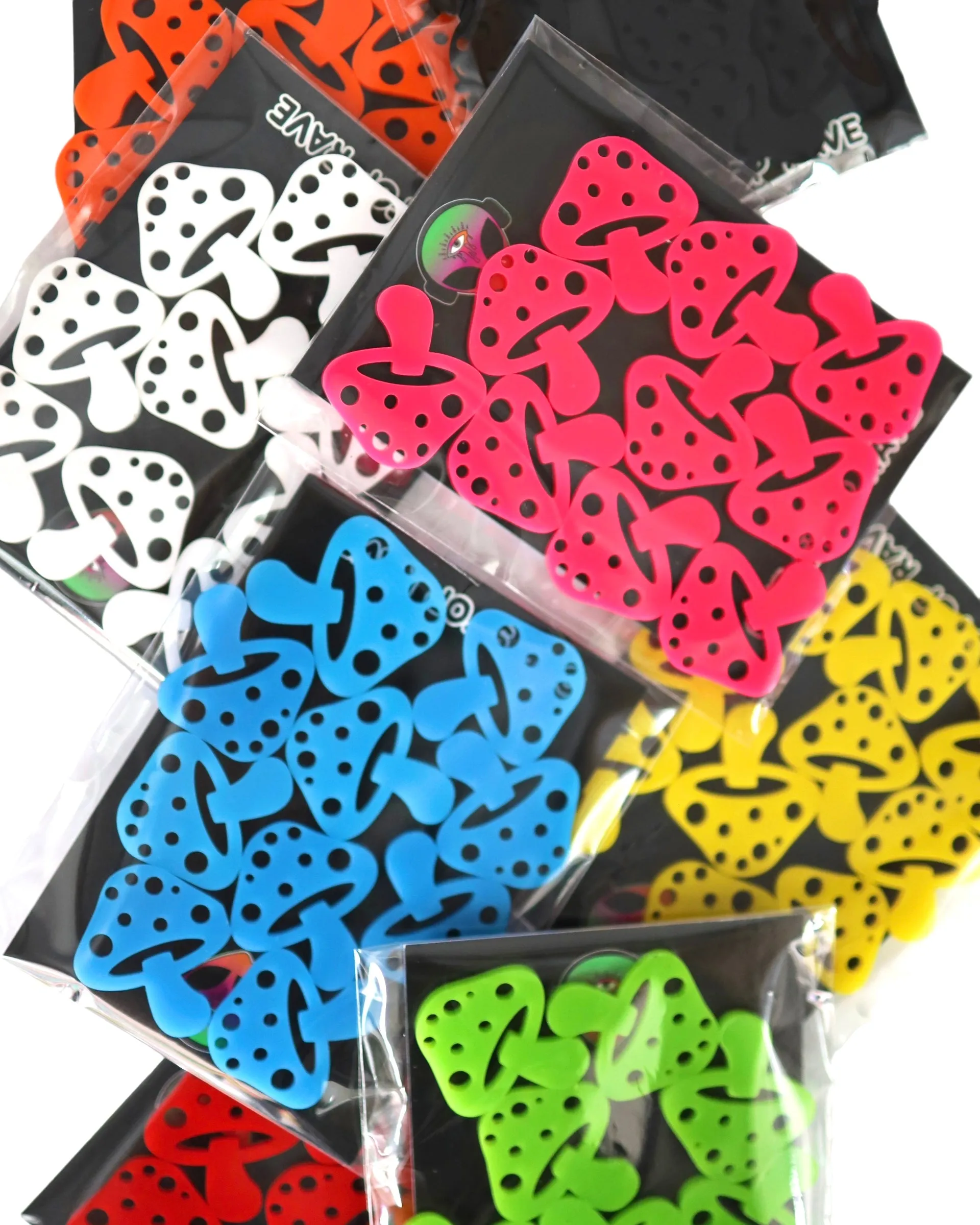 Mushrooms Rave Kandi Charms 10 Pack