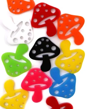 Mushrooms Rave Kandi Charms 10 Pack