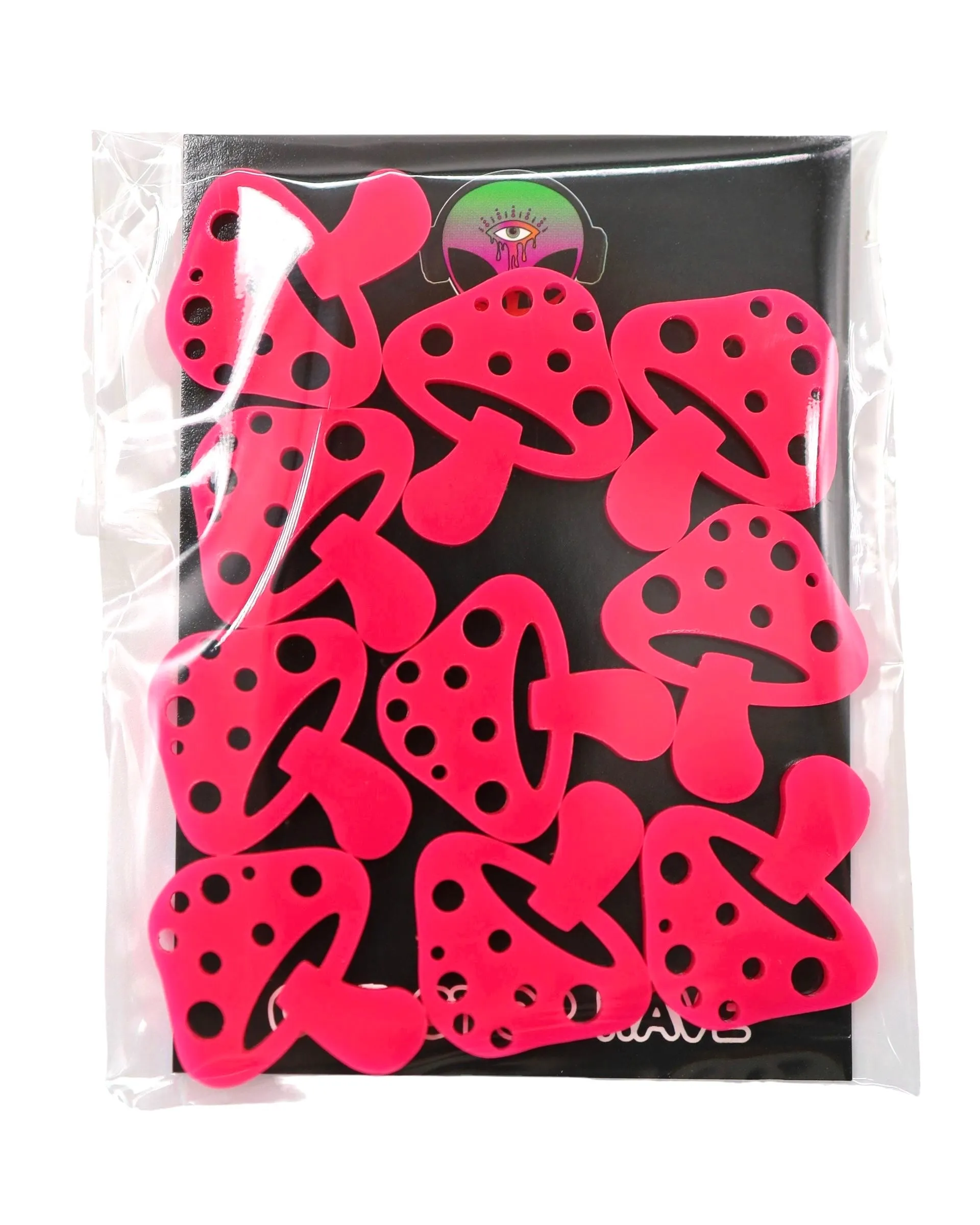 Mushrooms Rave Kandi Charms 10 Pack