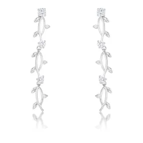 Nathana Romantic Vine Dangle Earrings | 1.1ct