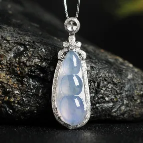 Natural Jade Pendant Jadeite Gold Pendant PT46