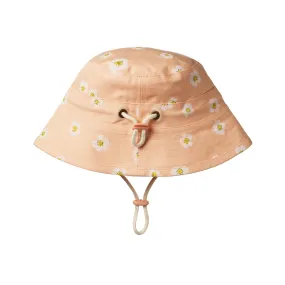 Nature Baby Bucket Sunhat Strawberry Flower Peach