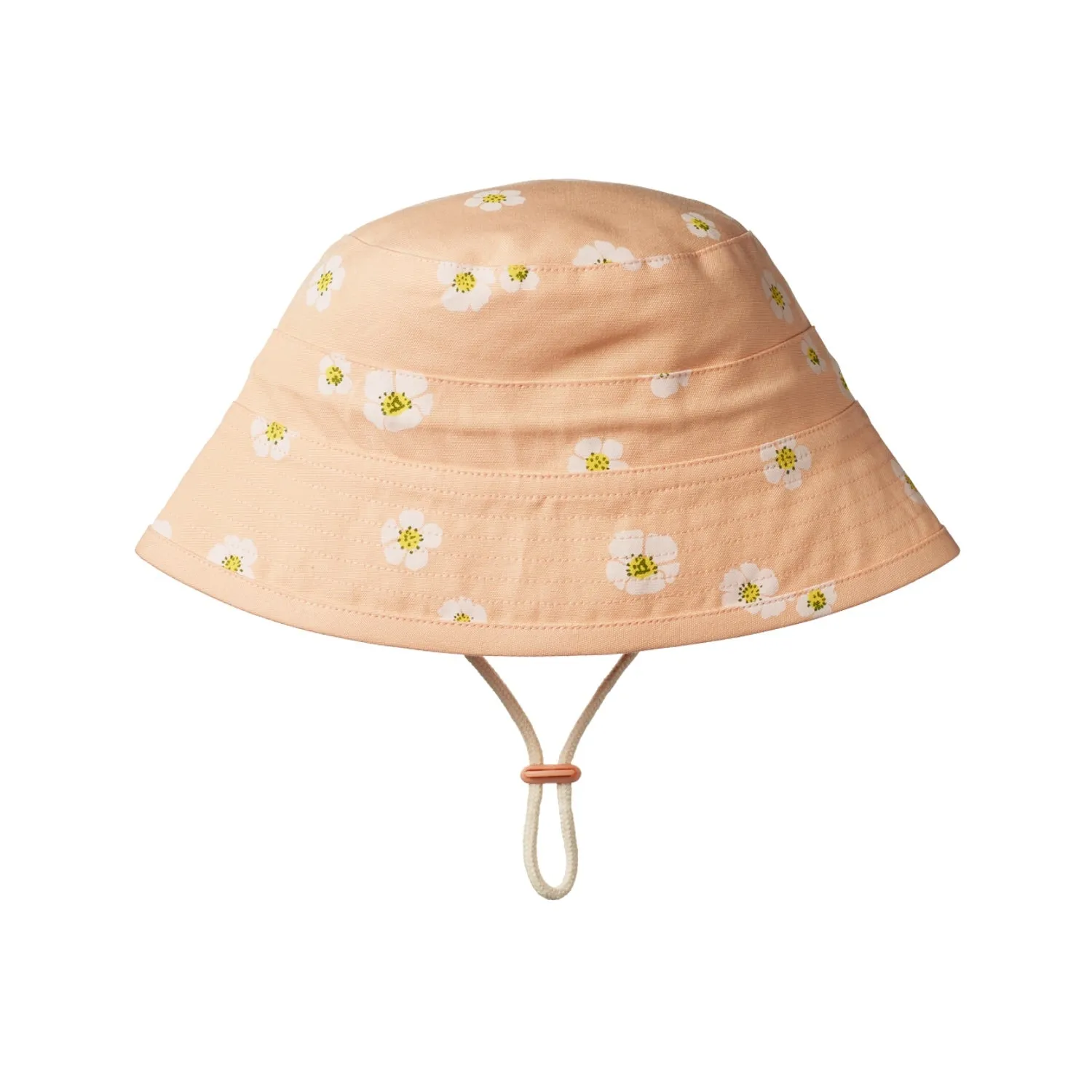 Nature Baby Bucket Sunhat Strawberry Flower Peach