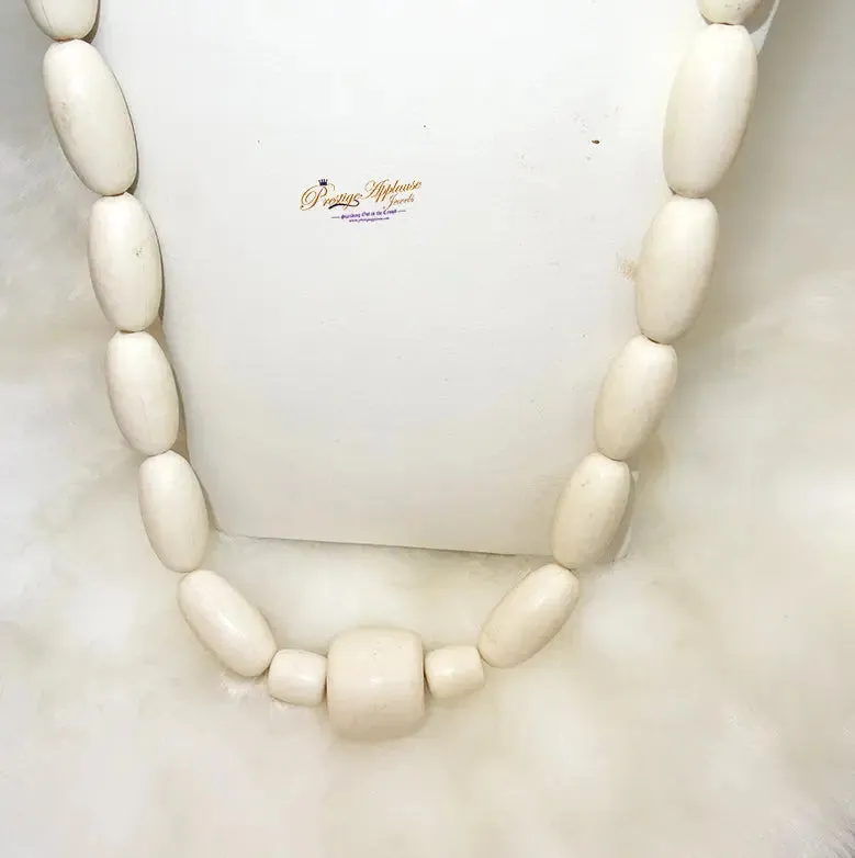 Nigerian Ethnic Arcylic Coral wedding Men Beaded Groom Edo Igbo Red White Necklace Jewellery