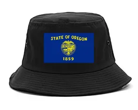 Oregon State Flag OR Chest Mens Bucket Hat