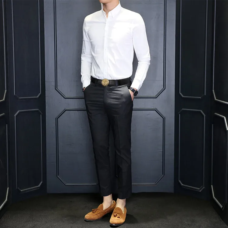 Oriental Art Round Buckle Men Belt